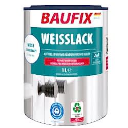 Baufix Weisslack Su Bazlı Opak Beyaz Boya 2.5 Litre