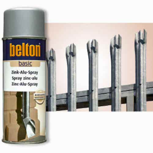 Belton Basic Çinko-Alüminyum Sprey Gümüş Grisi 400 ml Belton Basic Çinko-Alüminyum Sprey Gümüş Grisi 400 ml