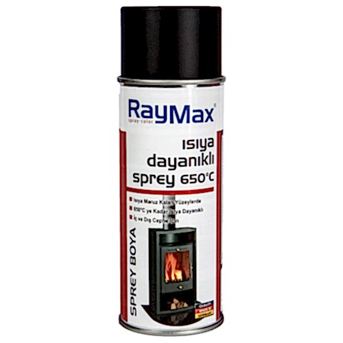 RayMax Isıya Dayanıklı Sprey Siyah Mat 400 ml RayMax Isıya Dayanıklı Sprey Siyah Mat 400 ml