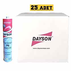 Dayson Poliüretan Mastik Antrasit Gri 280 ml Koli (25 Adet) Dayson Poliüretan Mastik Antrasit Gri 280 ml Koli (25 Adet)