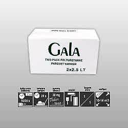 Gala 2K Poliüretan Mat Parke Cilası 5 Litre