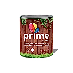 Prime by HEMEL Solvent Bazlı Vernik 2.5 Litre
