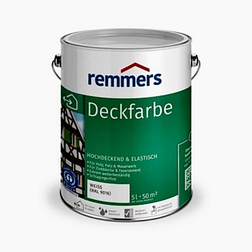 Remmers Deckfarbe Beyaz Ahşap Boyası Su Bazlı 5 Litre Remmers Deckfarbe Beyaz Ahşap Boyası Su Bazlı 5 Litre